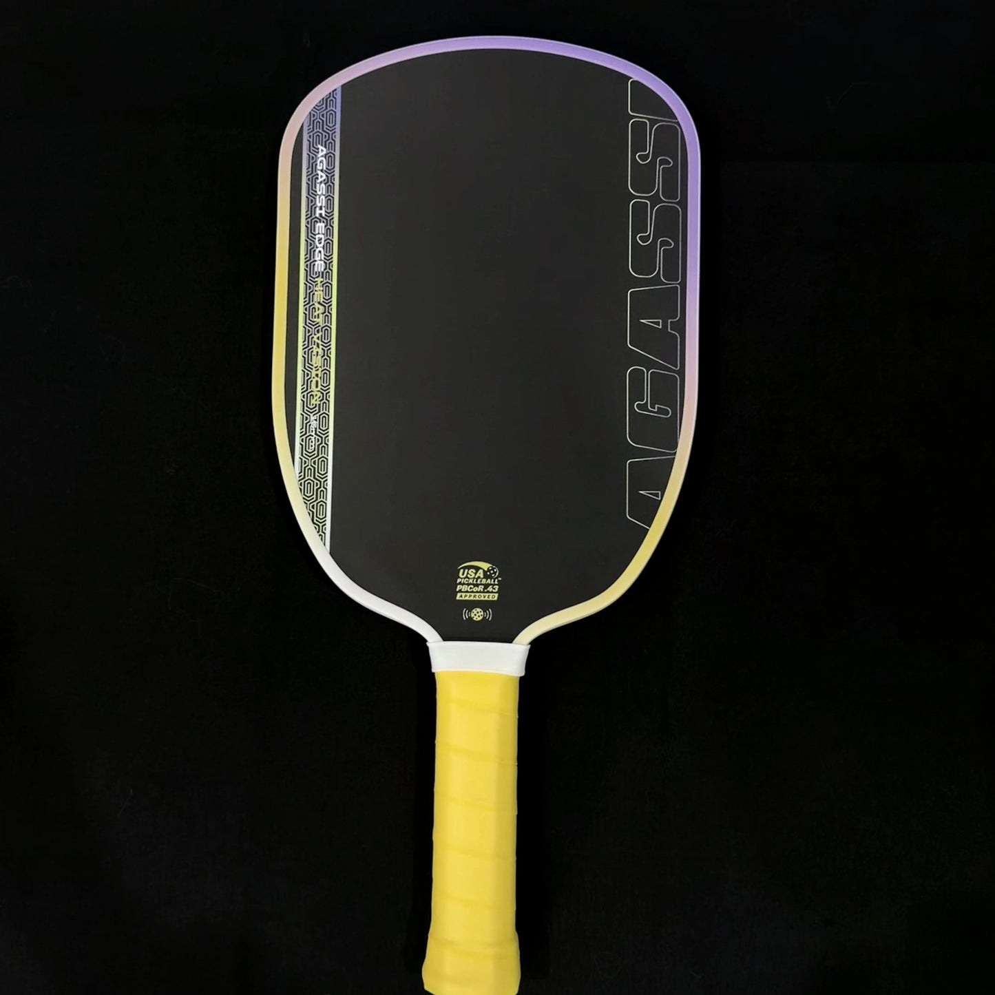 Agassi Pro IV 16mm Pickleball Paddle – T700 Carbon Fiber, TFP Foam Core, Spin & Control