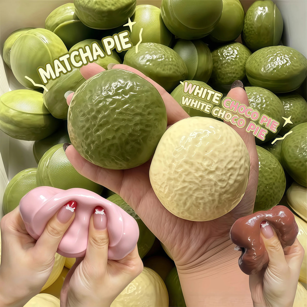 Chocolate Pie Squeeze Ball Fidget Toy