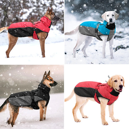 Waterproof Reflective Raincoat for Large Dogs – XL to 6XL