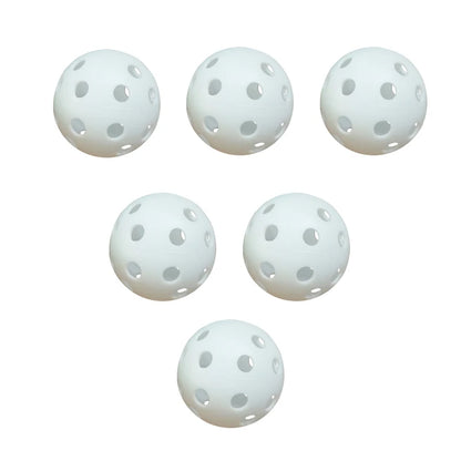 Indoor Pickleball Balls – 26-Hole Design, 3/6/12 Pack, Colorful & Durable 72mm Training Balls