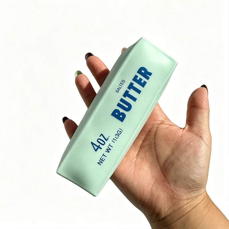 Butter Stick Squishy Stress Ball Fidget Toy Crunchy Squeeze round Blocks Anti Stress ASMR Hand Relaxation Gift for Stress Reli
