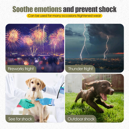 Dog Anxiety Vest & Calming Coat for Dogs and Cats