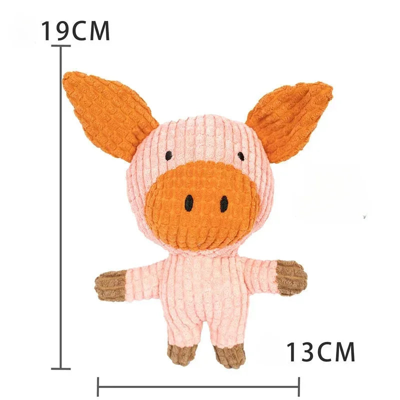 New dog and cat plush sound toy for teething puppy; self-entertainment and boredom relief device for small and medium-sized dogs