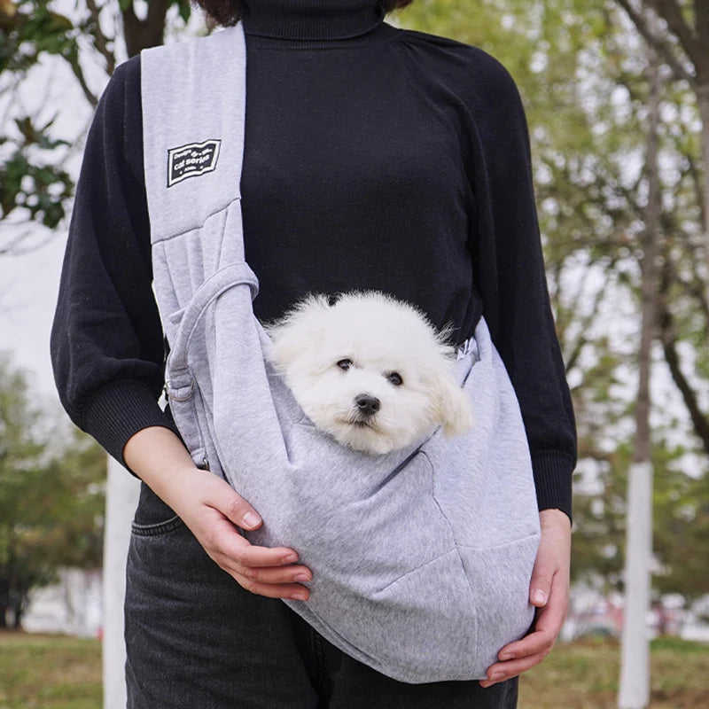 Breathable Pet Carrier Bag – Crossbody Sling for Small Dogs & Cats, Outdoor Travel