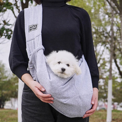 Breathable Pet Carrier Bag – Crossbody Sling for Small Dogs & Cats, Outdoor Travel