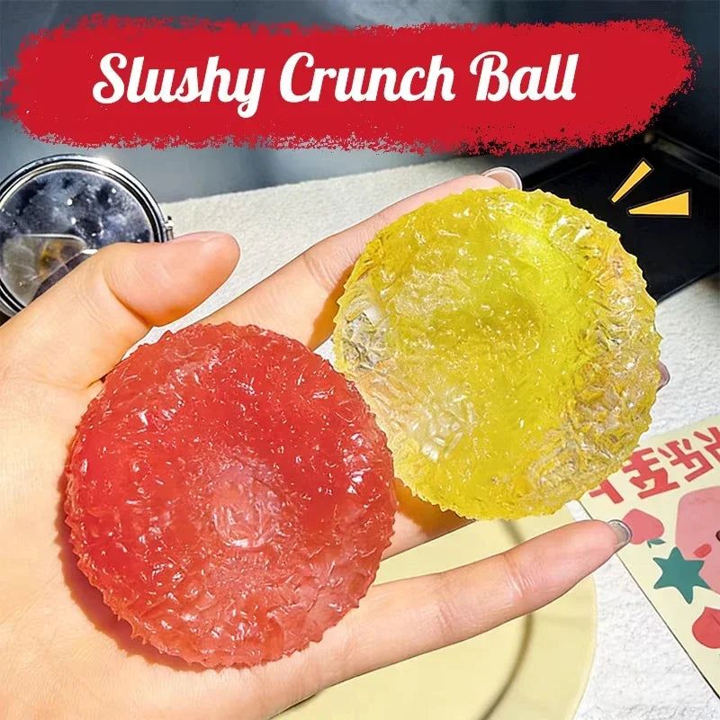Squishy Ice Noisy Ball Maltose Fidgets Toy blind box Soft Slow-rebound Squeeze Anti-Stress Toy Adults Hand Exercise Gift
