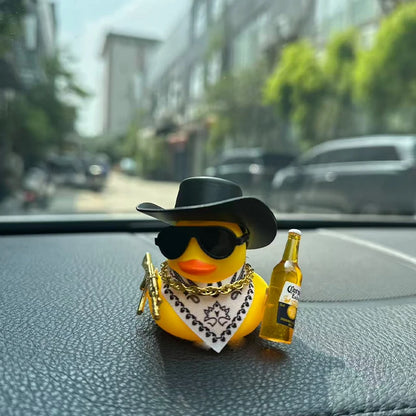 Rubber Duck Car Dashboard Ornament – Cute Mini Duck Decor for Car, Desk & Office