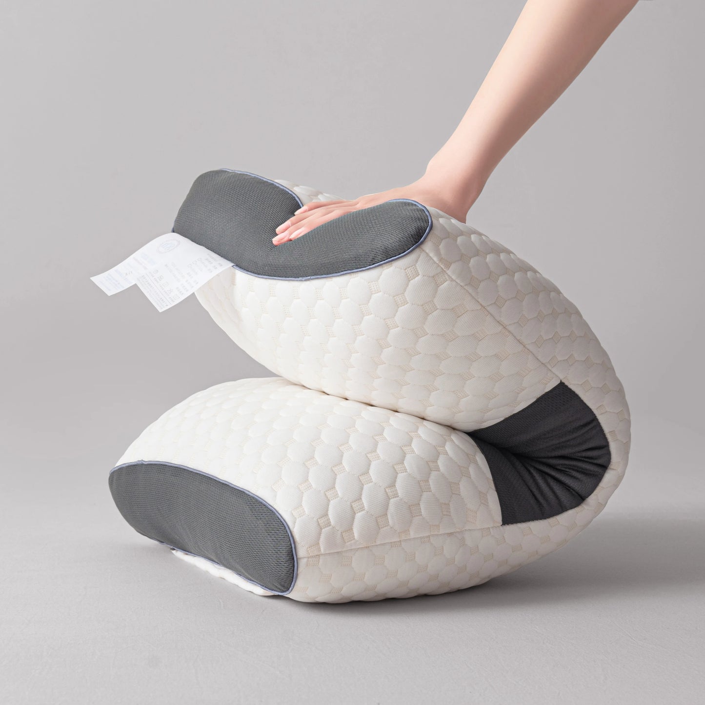 Ergonomic Neck Pillow Set of 2 – Contour Support for Side & Back Sleepers