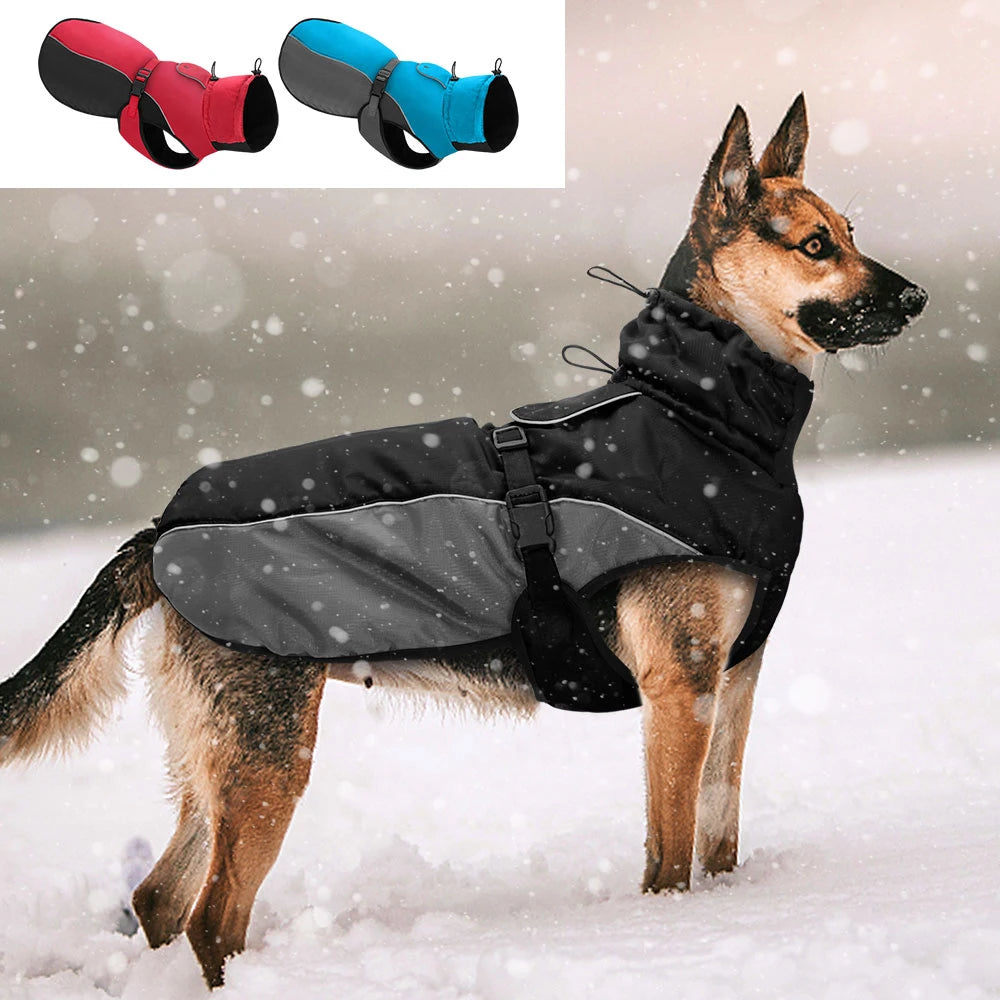 Waterproof Reflective Raincoat for Large Dogs – XL to 6XL
