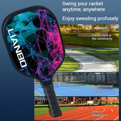 Pickleball Rackets Set – 2 Paddles & 4 Balls, Lightweight Beach Tennis Racquet Kit