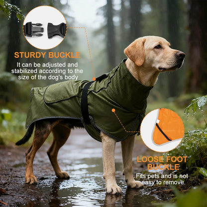 Dog Raincoat Windbreaker – Reflective Jacket for All Dog Sizes