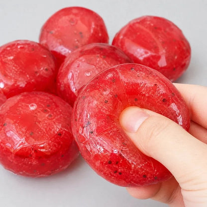 Squishy Homemade Watermelon Slush Toy,Soft Slow-Response Stress Squish Toy with Real Fruit Models, Perfect for Adult Gifts