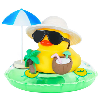 Rubber Duck Car Dashboard Ornament – Cute Mini Duck Decor for Car, Desk & Office