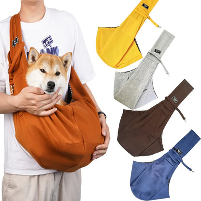 Breathable Pet Carrier Bag – Crossbody Sling for Small Dogs & Cats, Outdoor Travel