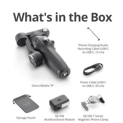 DJI Osmo Mobile 7 / 7P Smartphone Gimbal Stabilizer – 3-Axis, Original Brand New