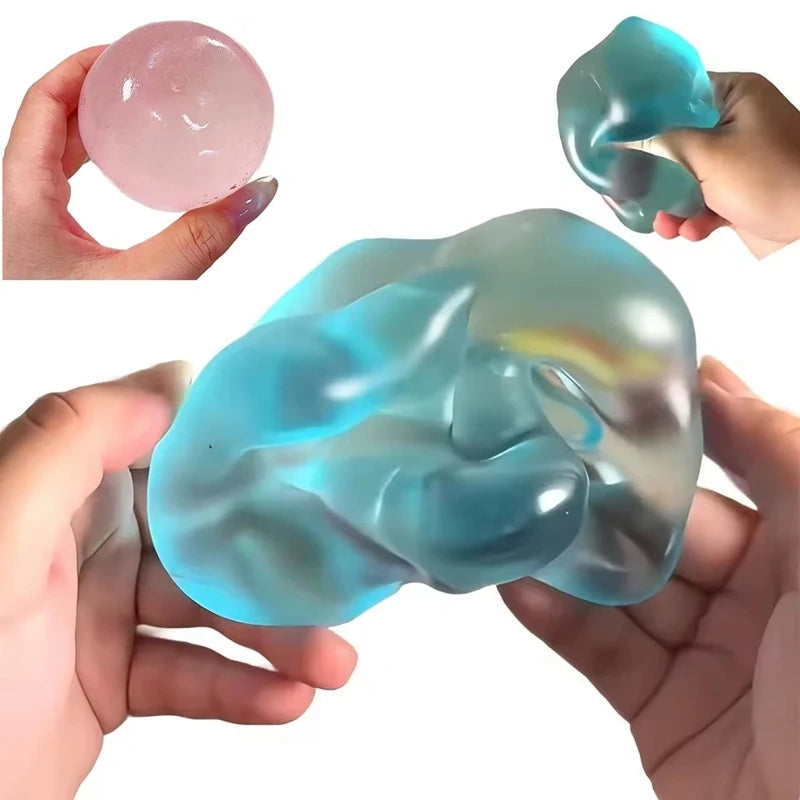 Squishy Toys Anti Stress  Sensory Fidgets Toy Soft Simulated Transparent Slow-rebound Sensory Fidgets Stress Relief Gifts New