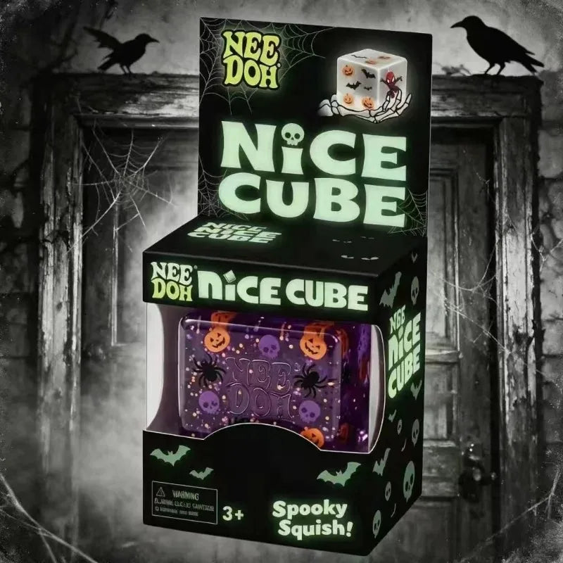Halloween Ghost Nee Doh Cube – Slow Rebound Sensory Fidget Toy