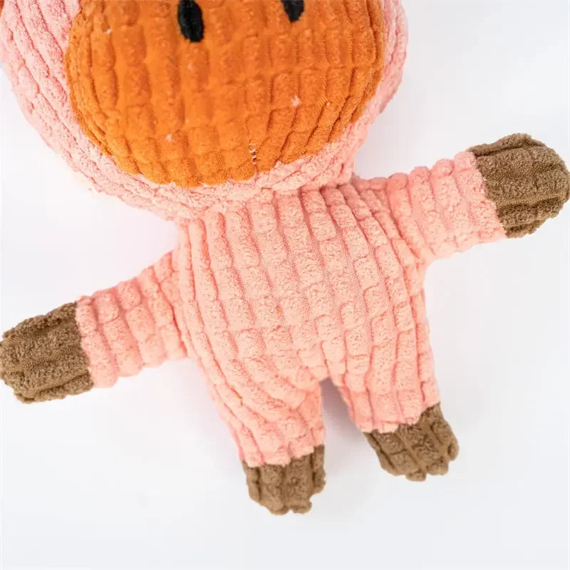 New dog and cat plush sound toy for teething puppy; self-entertainment and boredom relief device for small and medium-sized dogs