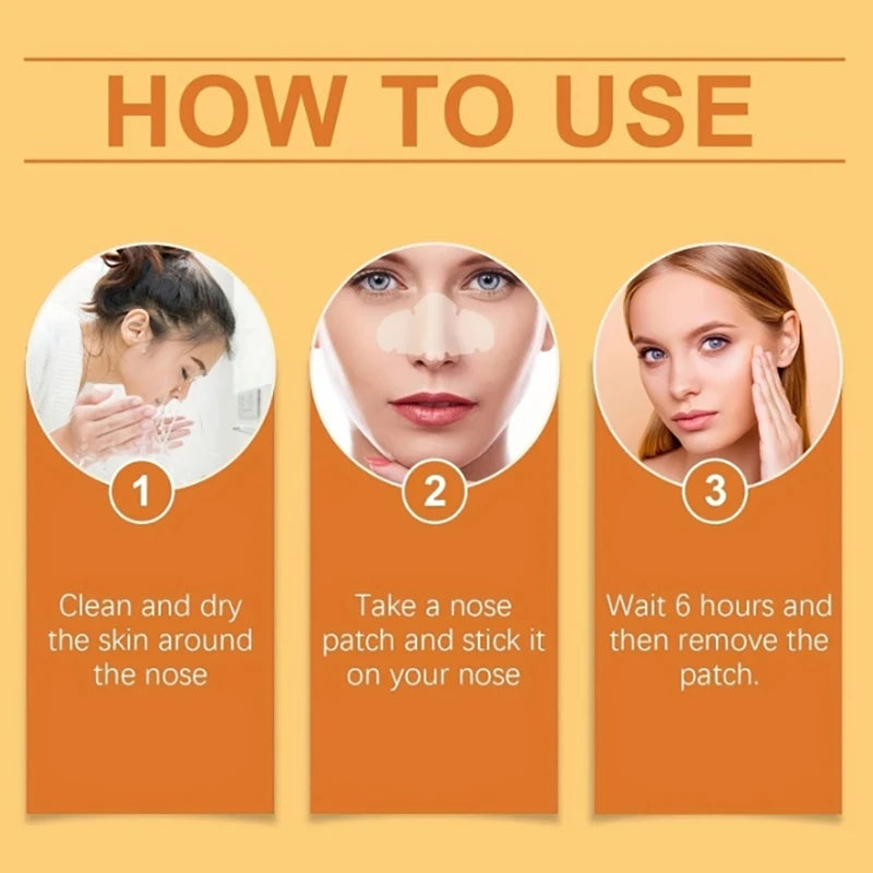30Pcs Hydrocolloid Nose Patches – Blackhead Removal & Deep Pore Cleansing Strips