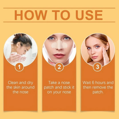 30Pcs Hydrocolloid Nose Patches – Blackhead Removal & Deep Pore Cleansing Strips