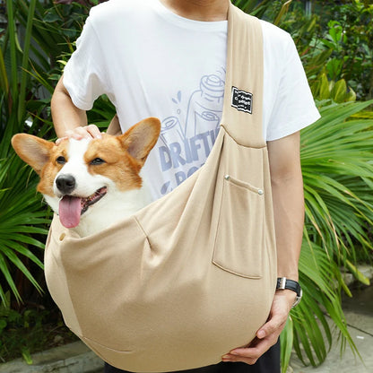 Breathable Pet Carrier Bag – Crossbody Sling for Small Dogs & Cats, Outdoor Travel