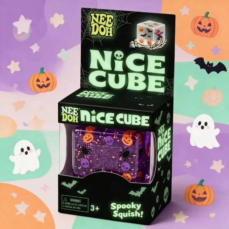 Halloween Ghost Nee Doh Cube – Slow Rebound Sensory Fidget Toy