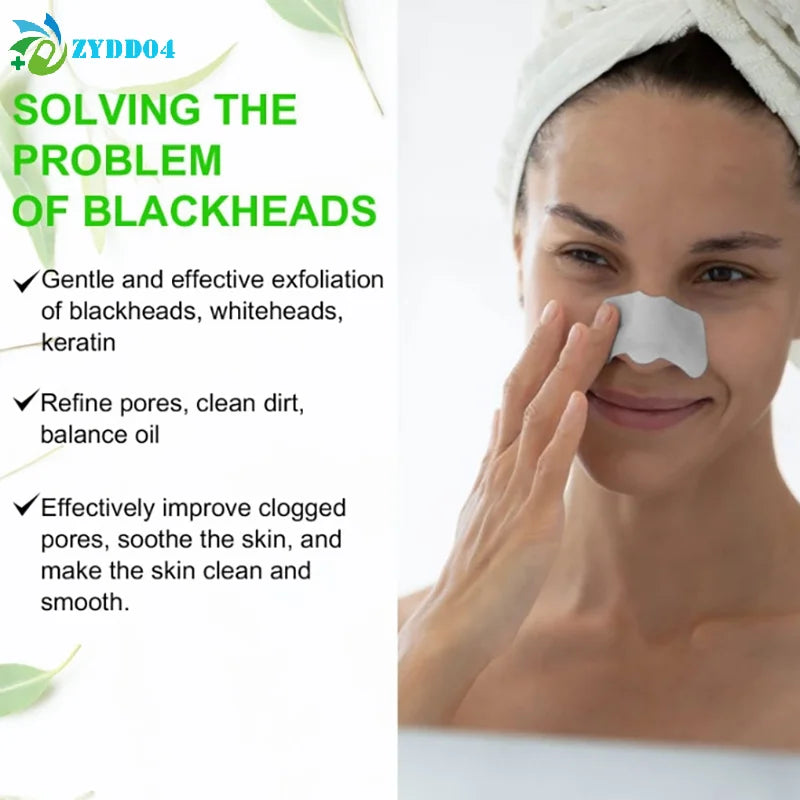 30Pcs Hydrocolloid Nose Patches – Blackhead Removal & Deep Pore Cleansing Strips