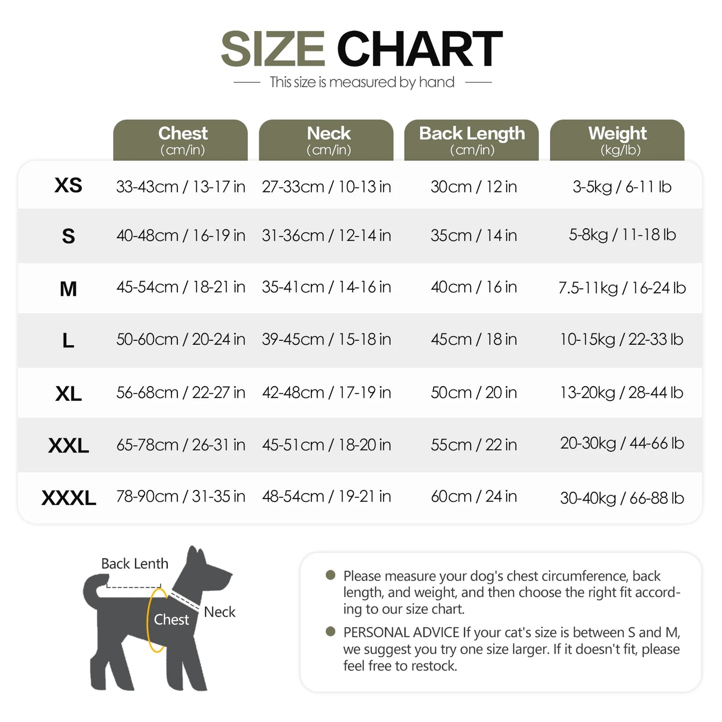 Dog Anxiety Vest & Calming Coat for Dogs and Cats
